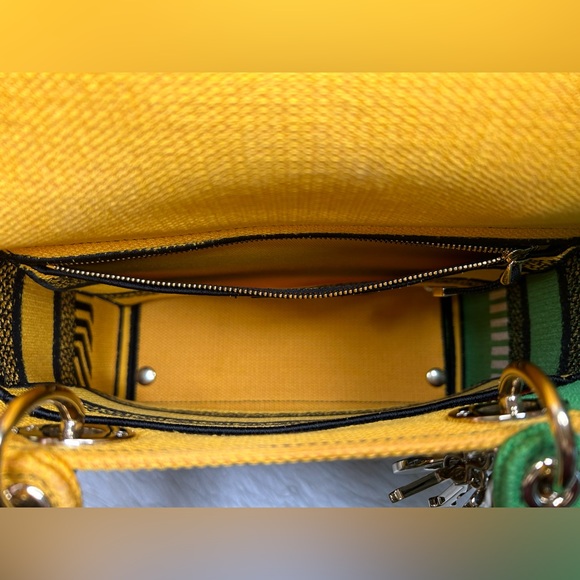 ❌SOLD!🔥NEW! RARE! DIOR•Lady Dior Medium Flower Pop D-Lite Bag - Picture 10 of 13